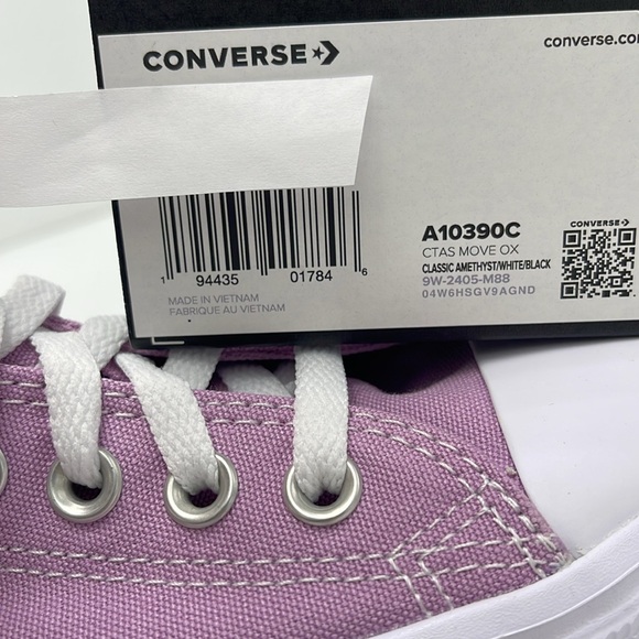 Converse WMNS CTAS MOVE OX CLASSIC AMETHYST/WHITE/BLACK A10390C
Platforms Snkrs - Picture 16 of 16